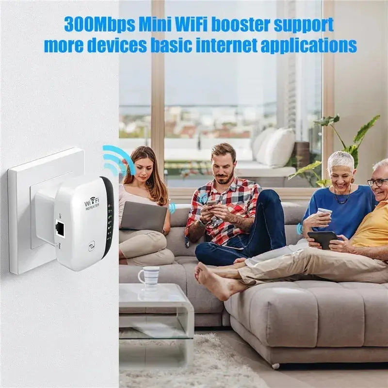 300Mbps WIFI Repeater Remote Wi-Fi Amplifier 802.11N WiFi Signal Booster Network Amplifier For Home/Office Wireless Repeater Shoporiz