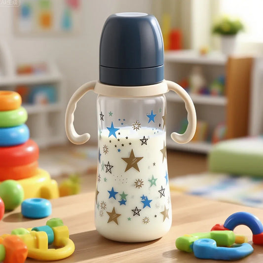 Star Baby Bottle, 330ml (11oz) Large Capacity BPA-Free Feeding Bottle, Cute & Durable Design, The Perfect Baby Gift