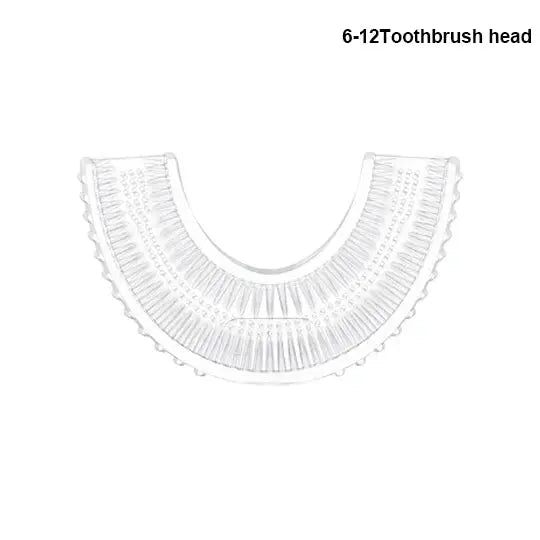 Children U-shaped Electric Toothbrush 360 Degrees Smart Cartoon Kids silicone Toothbrush Automatic Rechargeable Sonic Toothbrush