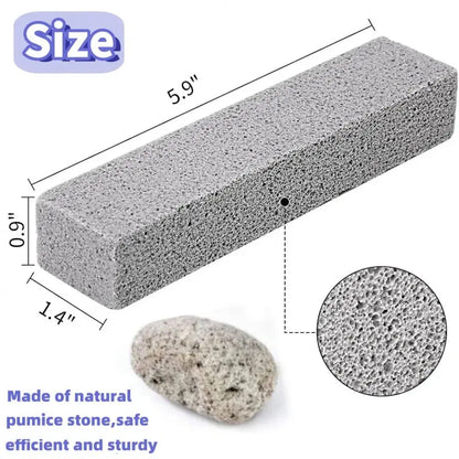 6PCS Pumice Stone Cleaning Stick Toilet Limescale Rust Stain Removal Brush Bathroom Tile Sink Household Washing Cleaner Tools