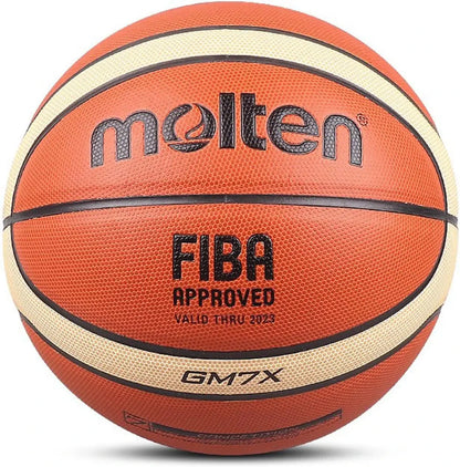 Molten GM7X Basketball SIZE 7 Official Certification Competition Basketball Standard Ball Men's and Women's Training Ball Team Shoporiz