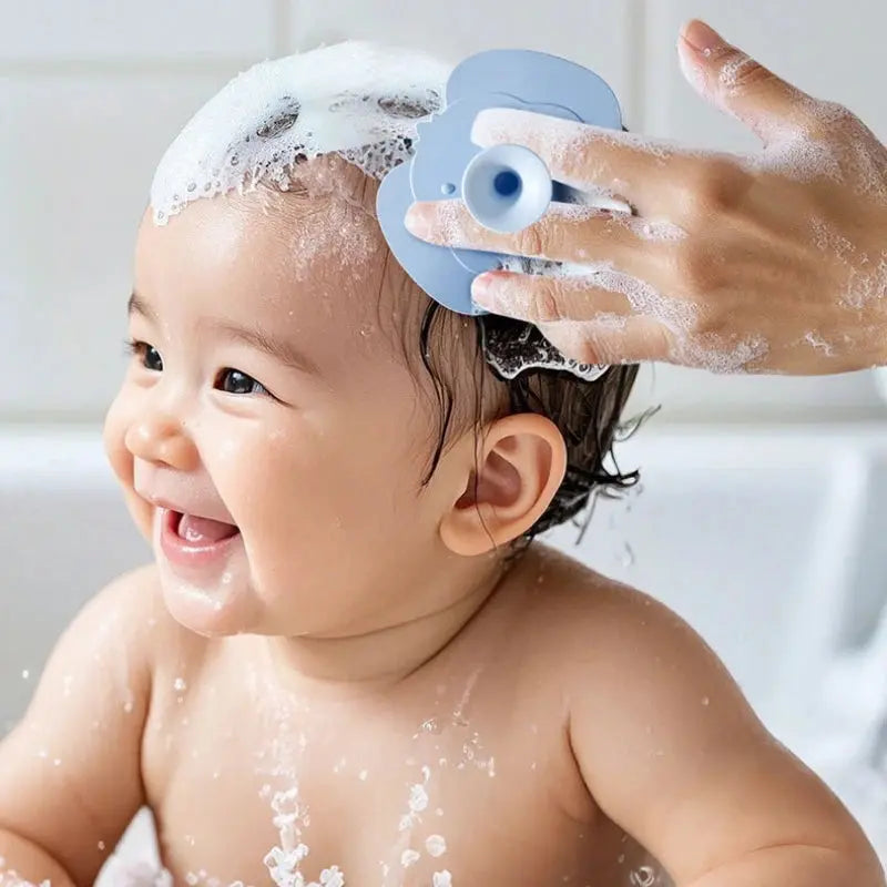 Soft Silicone Baby Bath Head Massage Brushes Cartoon Koala Hair Washing Brush Scalp Comb for Newborn Bath Wipe Washing Hair Tool Shoporiz
