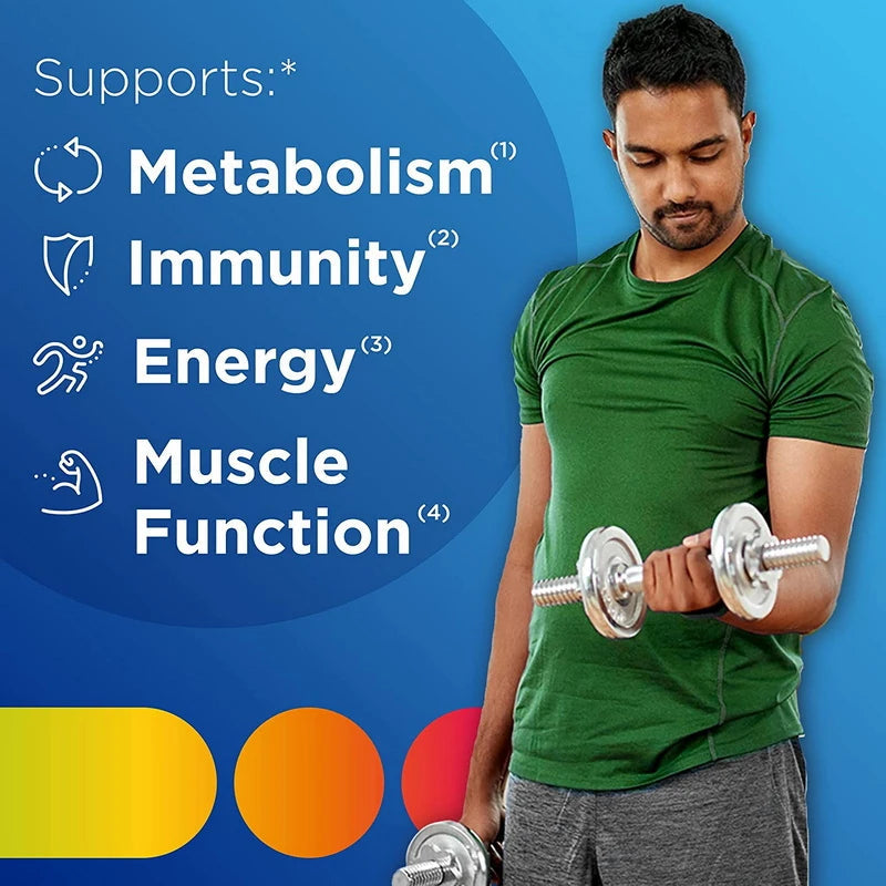 Centrum Multivitamin for Men and Mineral Supplements, Energy Support, Muscle Mass, Immune System, Antioxidants shoporiz
