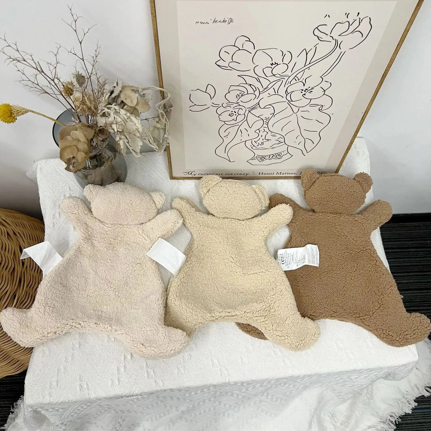 Baby Soothing Doll for Newborn Accessories Photography Props Cute Bear Baby Sleeping Doll Baby Care Soft Plush Dolls Shoporiz
