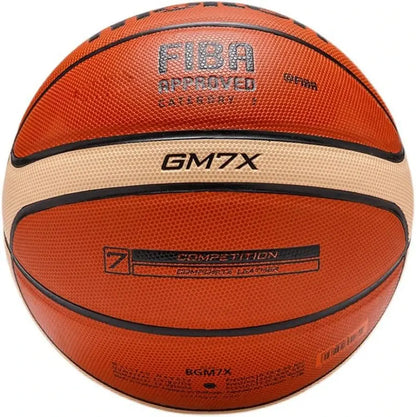 Molten GM7X Basketball SIZE 7 Official Certification Competition Basketball Standard Ball Men's and Women's Training Ball Team Shoporiz