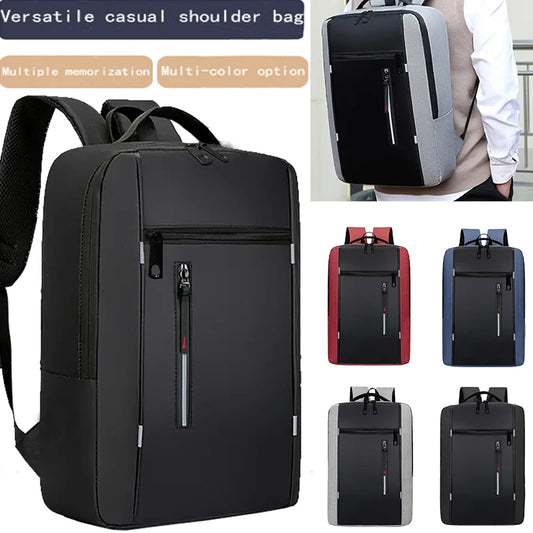 Fashion Business Laptop Backpack Large Capacity Shockproof Computer Bag Casual Office Travel Shoulder Bag for Work