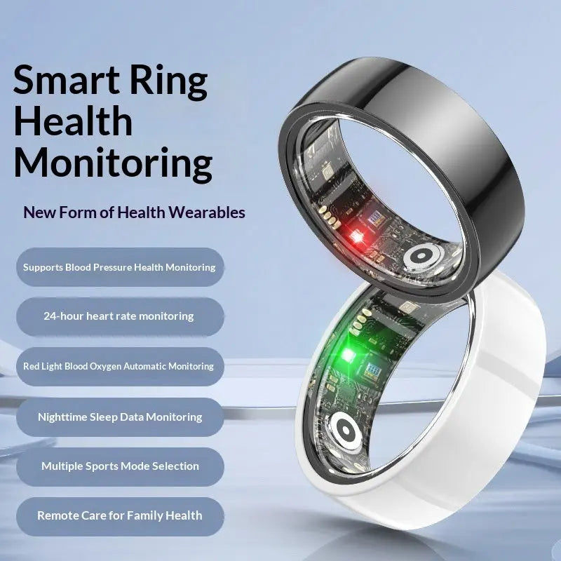 Remote Care Ring For Monitoring Sleep Heart Rate And Blood Oxygen Levels Shoporiz
