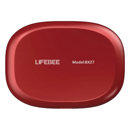 LIFEBEE New Wireless Earbuds for Running Sports, Wireless Earphones with Earhooks Pure Bass Sound, Over Ear Headphones with Dual-LED Display, Noise Cancelling Headset Earphones Built-in Microphone