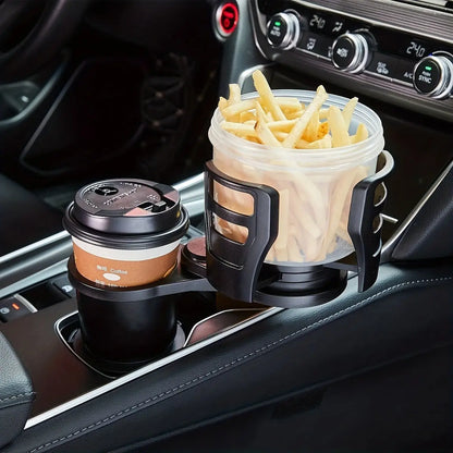 Car Cup Holder Expander for Car Adapter Adjustable Multifunctional Dual Cup Holder with Phone Holder Aromatherapy Organizer
