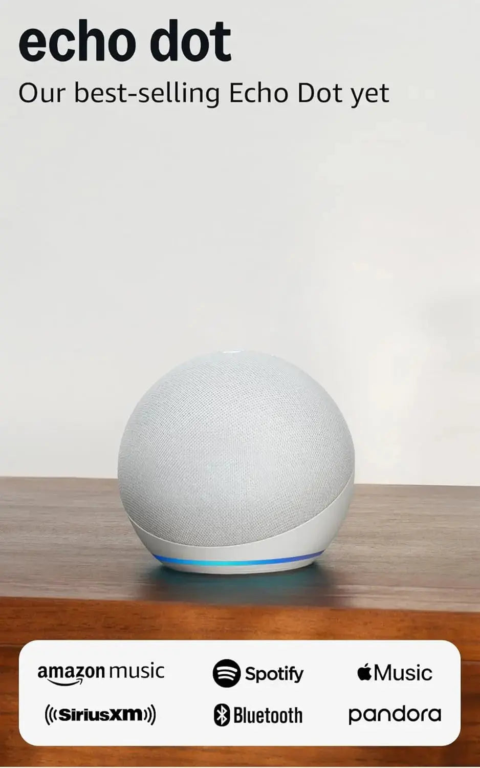 Echo Dot (newest model) - Vibrant sounding speaker with Alexa+ Early Access, Great for bedrooms, dining rooms and offices Shoporiz